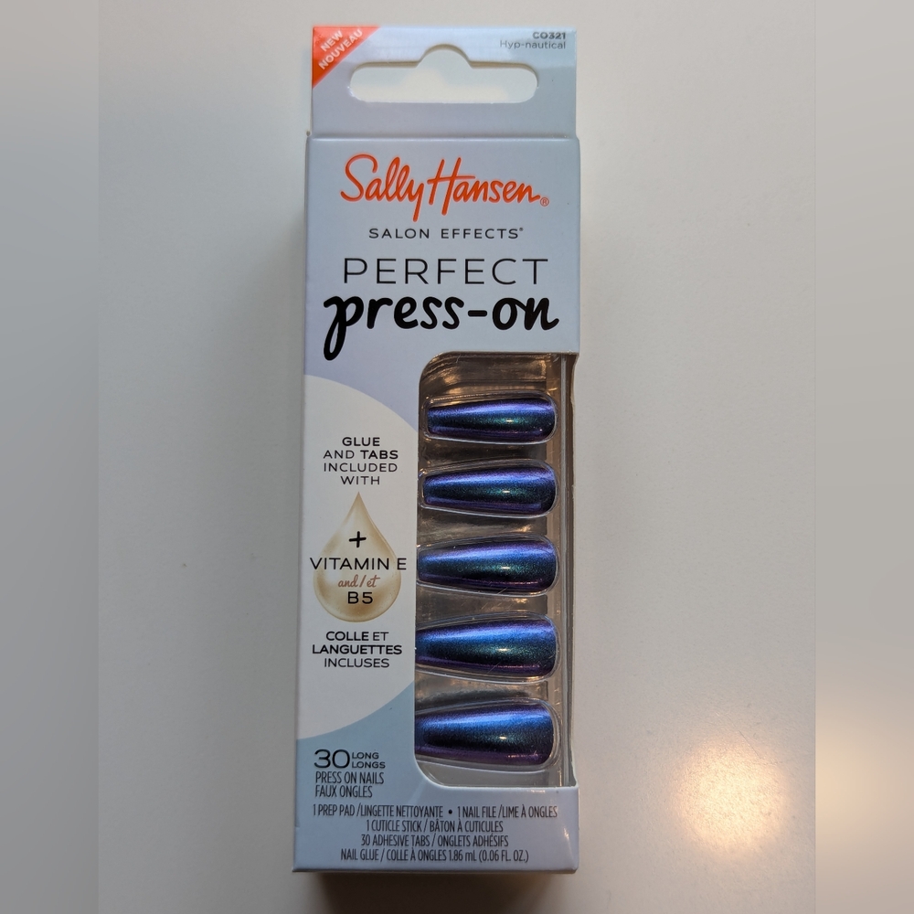 Bundle! Sally Hansen Blue Press-On Nails